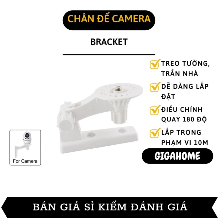 Chân Đế Camera GIGAHOME Giá Đỡ Camera An Ninh Gắn Tường Xoay 180 Độ, Tiện Lợi 10361