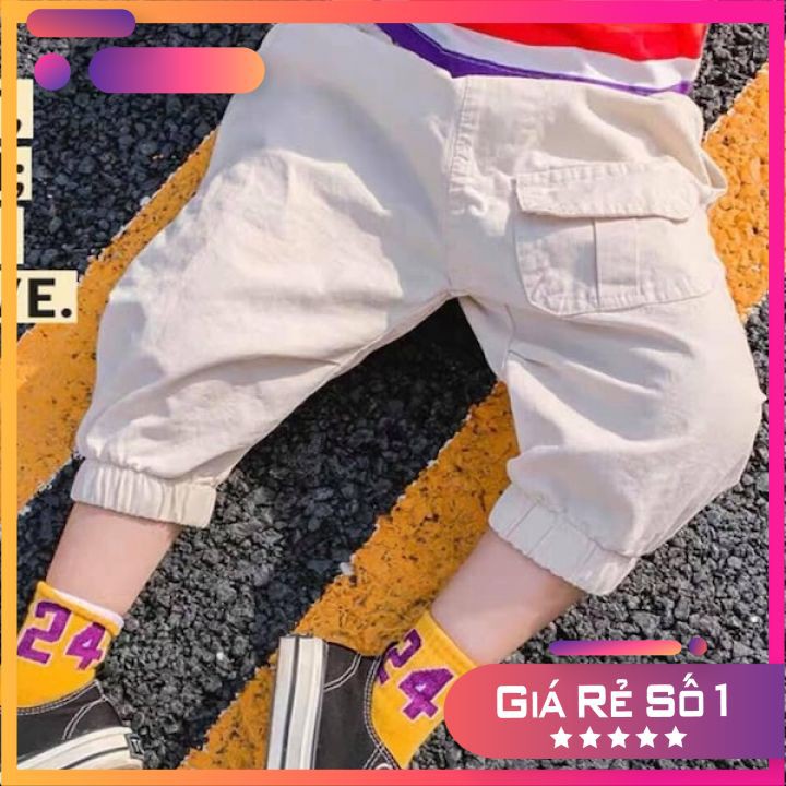 Quần kaki bé trai ⚡️ 𝐅𝐑𝐄𝐄 𝐒𝐇𝐈𝐏 ⚡️ Quần kaki Hàn quốc cao cấp cho bé, chất vải mềm mại, màu sắc trẻ trung