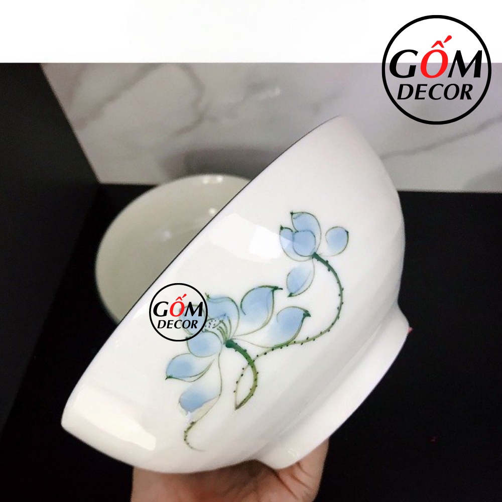 Bát tô sứ, tô canh sứ, tô sứ men kem Bát Tràng nhiều mẫu đẹp