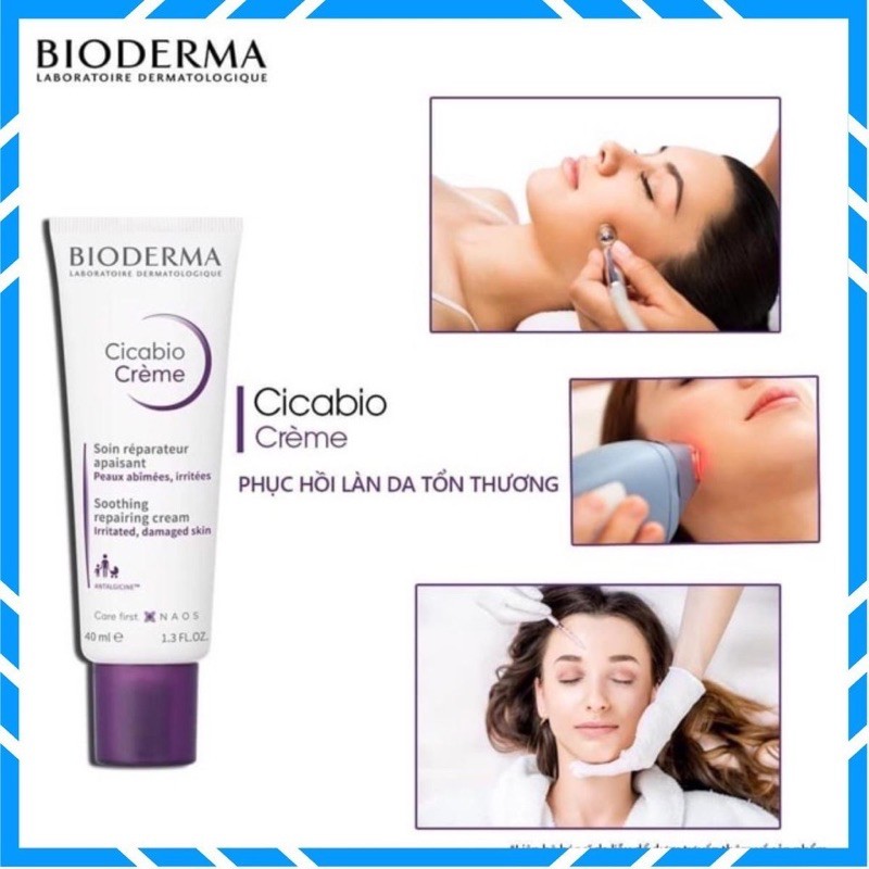 Kem dưỡng phục hồi da Bioderma Cicabio Creme 40ml