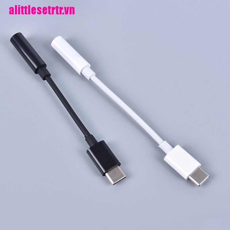 【mulinhe】USB-C Type C Adapter Port to 3.5MM Aux Audio Jack Earphone Headphone