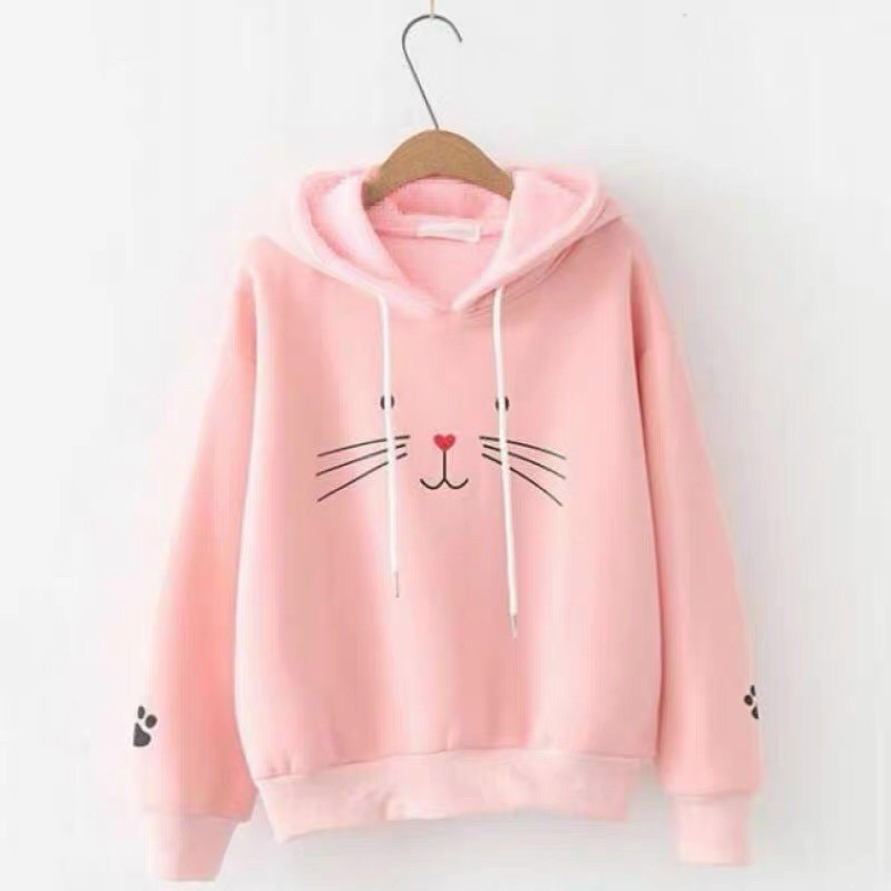 Áo khoác, áo hoodie unisex nam nữ nỉ ngoại râu chuột dễ thương năng động thời trang học đường | BigBuy360 - bigbuy360.vn