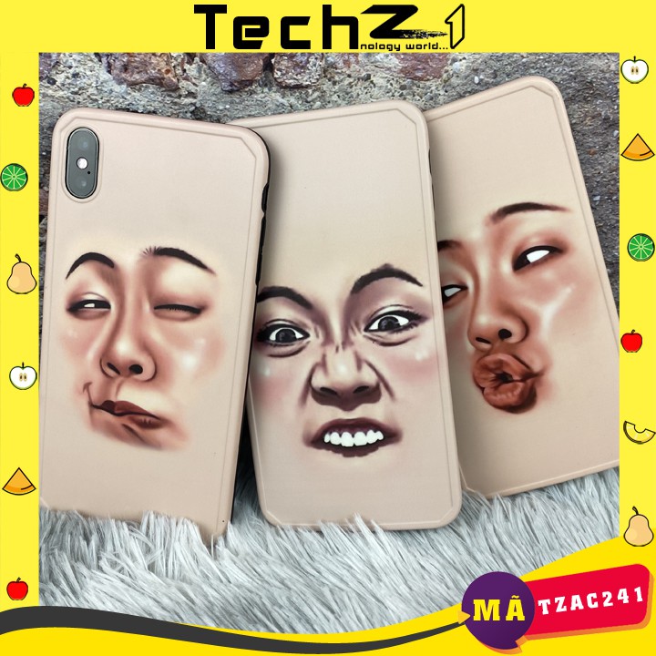 Ốp Lưng iPhone hình mặt người biểu cảm độc đáo cho iPhone 7/8/SE/7Plus/8Plus/X/XS/XR/XSMAX/11/11Pro/11Max - Mã TZAC241