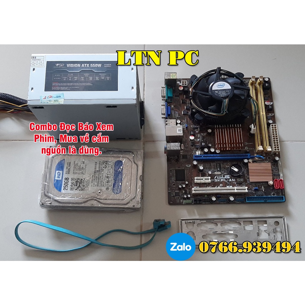 Combo G31, G41, H61..xem Youtube và làm việc văn phòng gồm