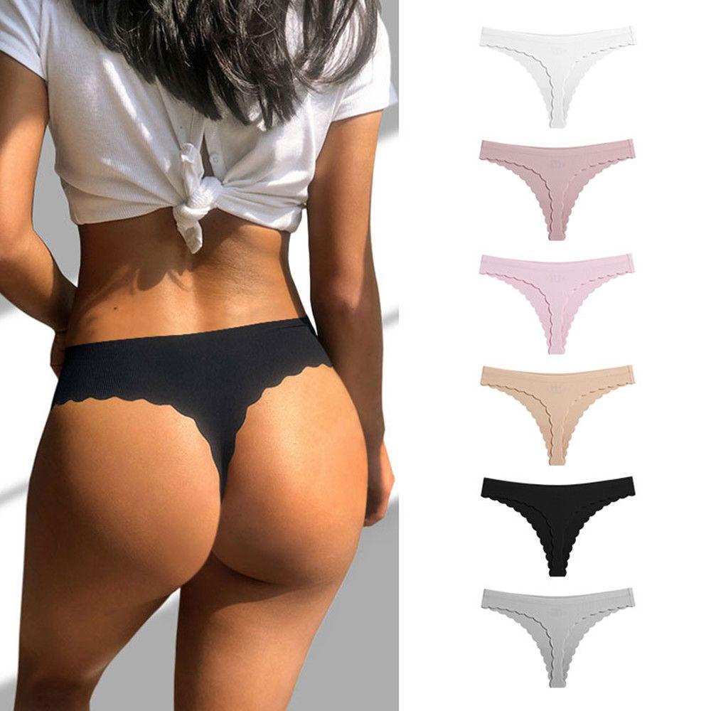 Quần Lót Lụa Lạnh Siêu Mỏng Không Đường May Gợi Cảm Cho Nữ