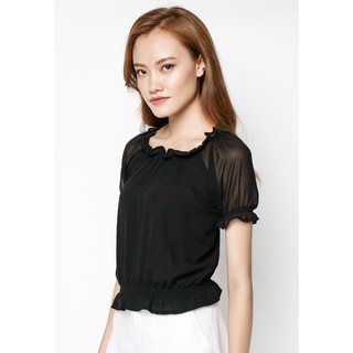 Áo Voan Rớt Vai - [Free Ship Đơn Hàng 50k]