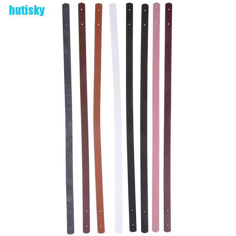 hutisky 2Pc/Set PU Leather Tote Bag Strap Replacement for Handbag Detachable Handle Belt KUI