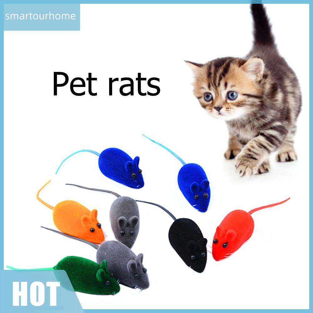 Đồ chơi con chuột giả có âm thanh cho mèo