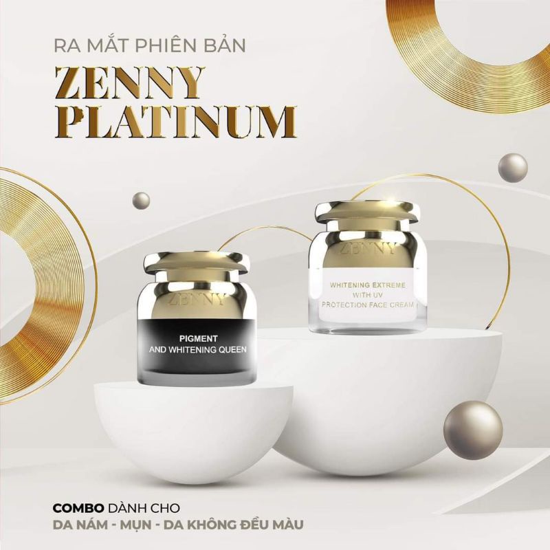 [CHÍNH HÃNG]Combo ngày đêm kem ZENNY PLATINUM tặng 1 serum + 1 son | BigBuy360 - bigbuy360.vn