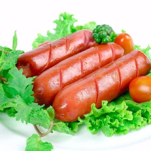 Xúc xích đỏ/ xúc xích dài phúc minh 1Kg/500g/200g