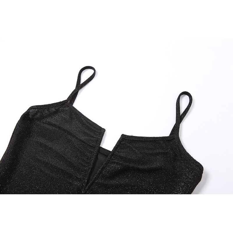 DUNEA Áo Liền Quần Cổ Chữ V Quyến Rũ Dành Cho Nữ