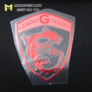 Sticker logo MSI G Gaming Series đỏ