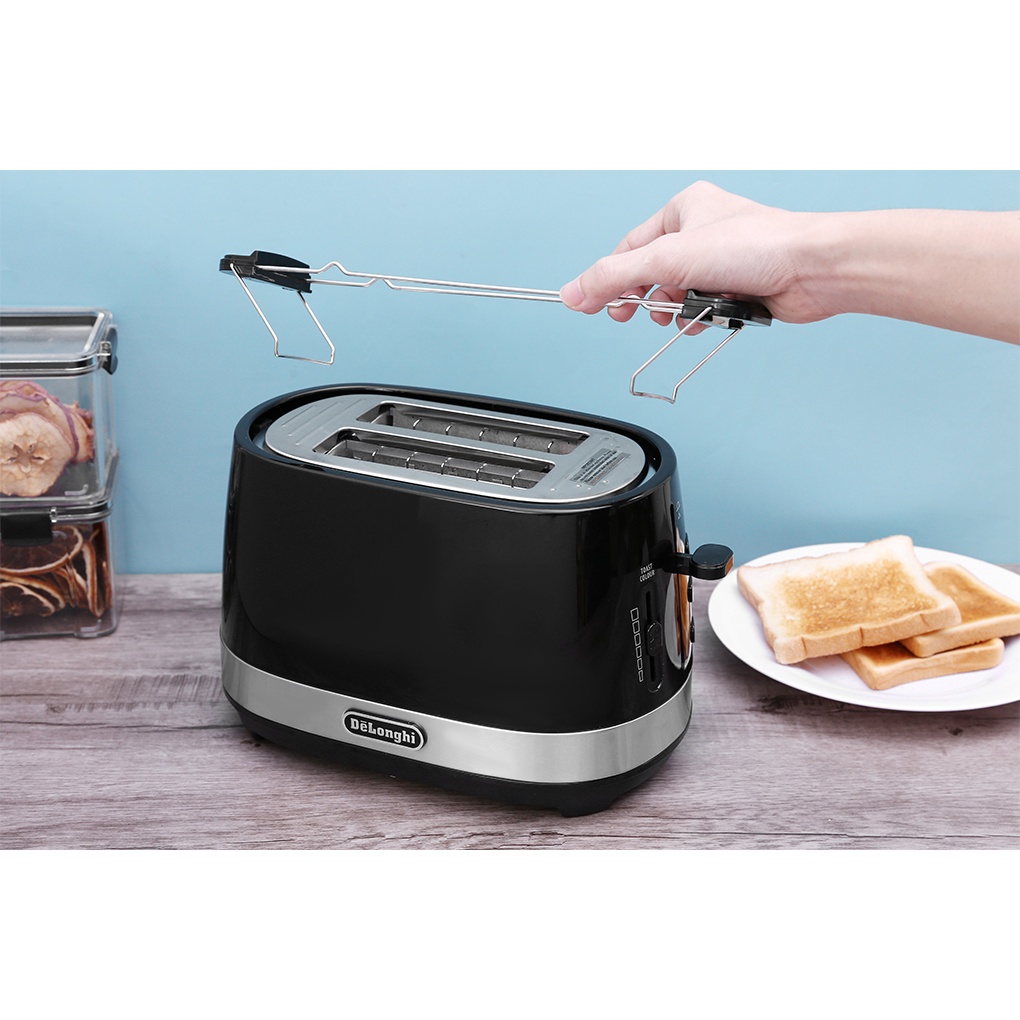 [Delonghi CTLA2103] Máy nướng bánh mì Delonghi CTLA2103.BK
