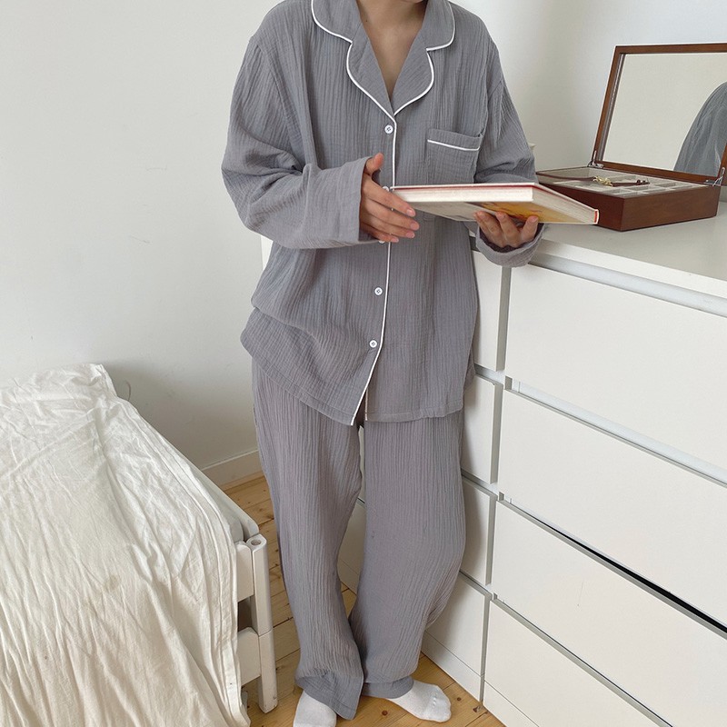 Váy ngủ/ pijama couple phong cách Hàn Quốc