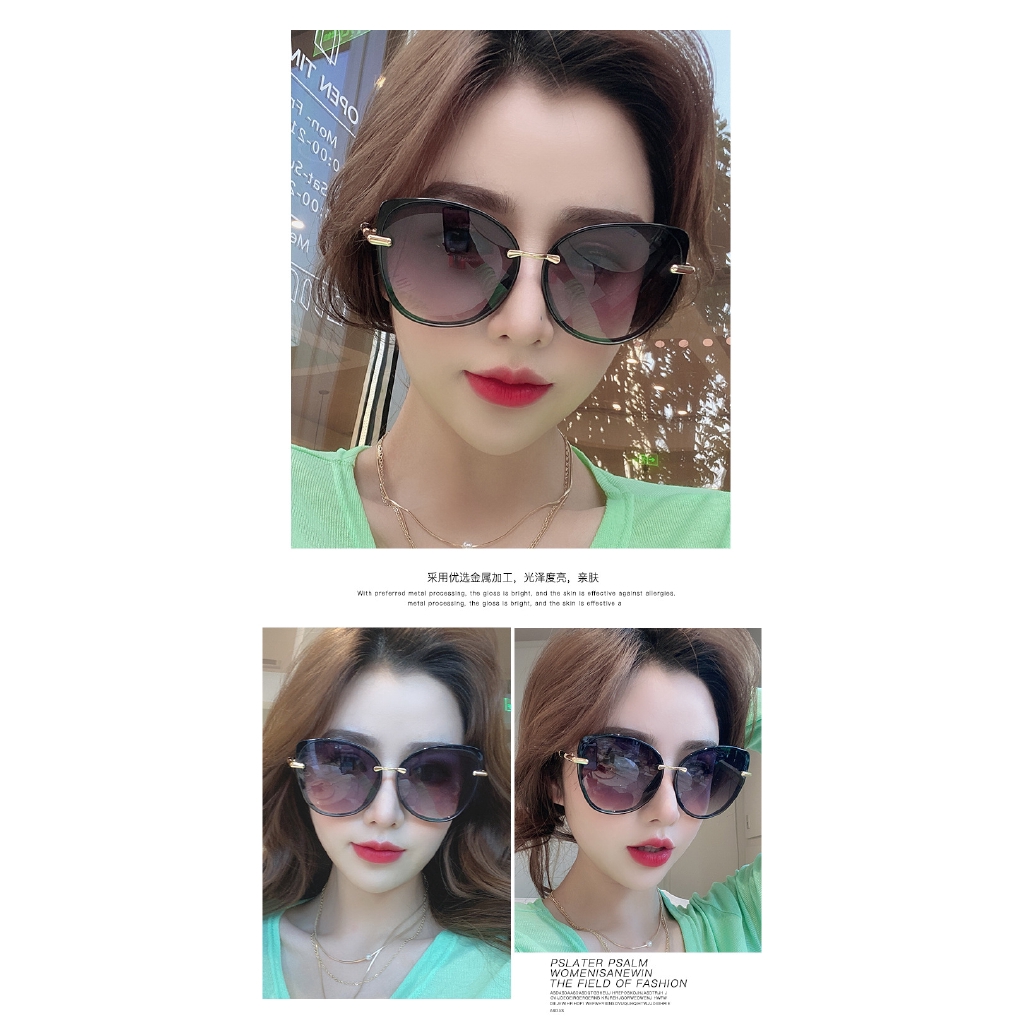 Kính Mát Nữ Chống Tia UV Thời Trang Phong Cách Hàn Quốc