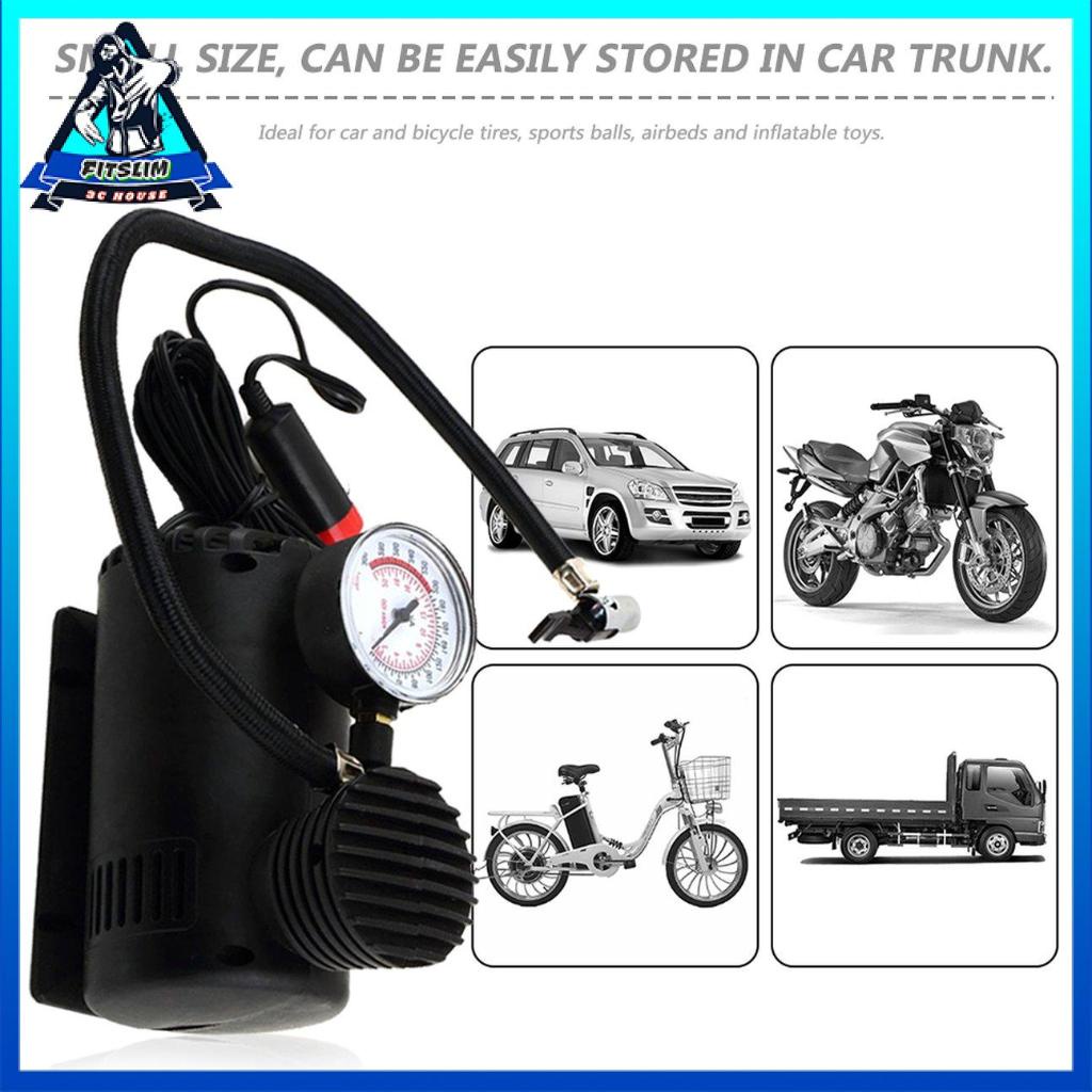 Máy Bơm Lốp Xe Hơi Cầm Tay Màu Đen 12v 300 Psi