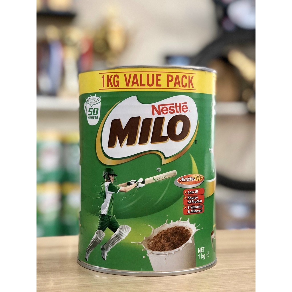 Sữa bột Nestle Milo Úc Chính Hãng Hộp 1kg