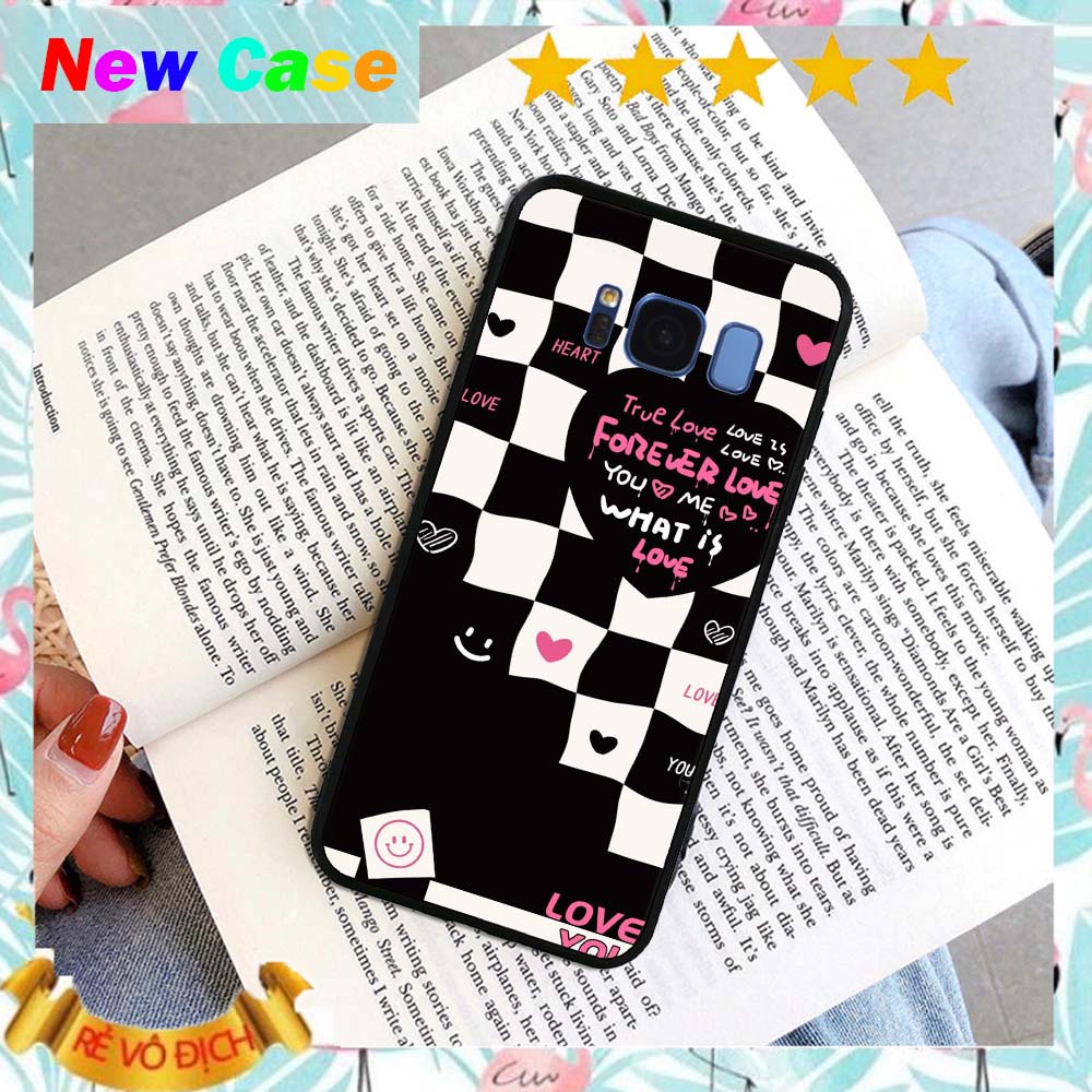 Ốp lưng Samsung S8 / S8 Plus / S8+ in hình caro good love cao cấp