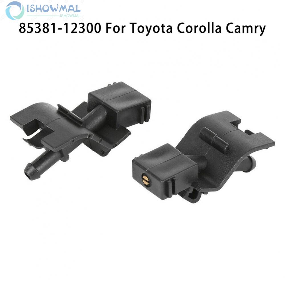 ⚡Hot Sale⚡2pcs 85381-12300 Windshield Washer Nozzle Jet Spray for Toyota Corolla Camry Durable New-ISHOW