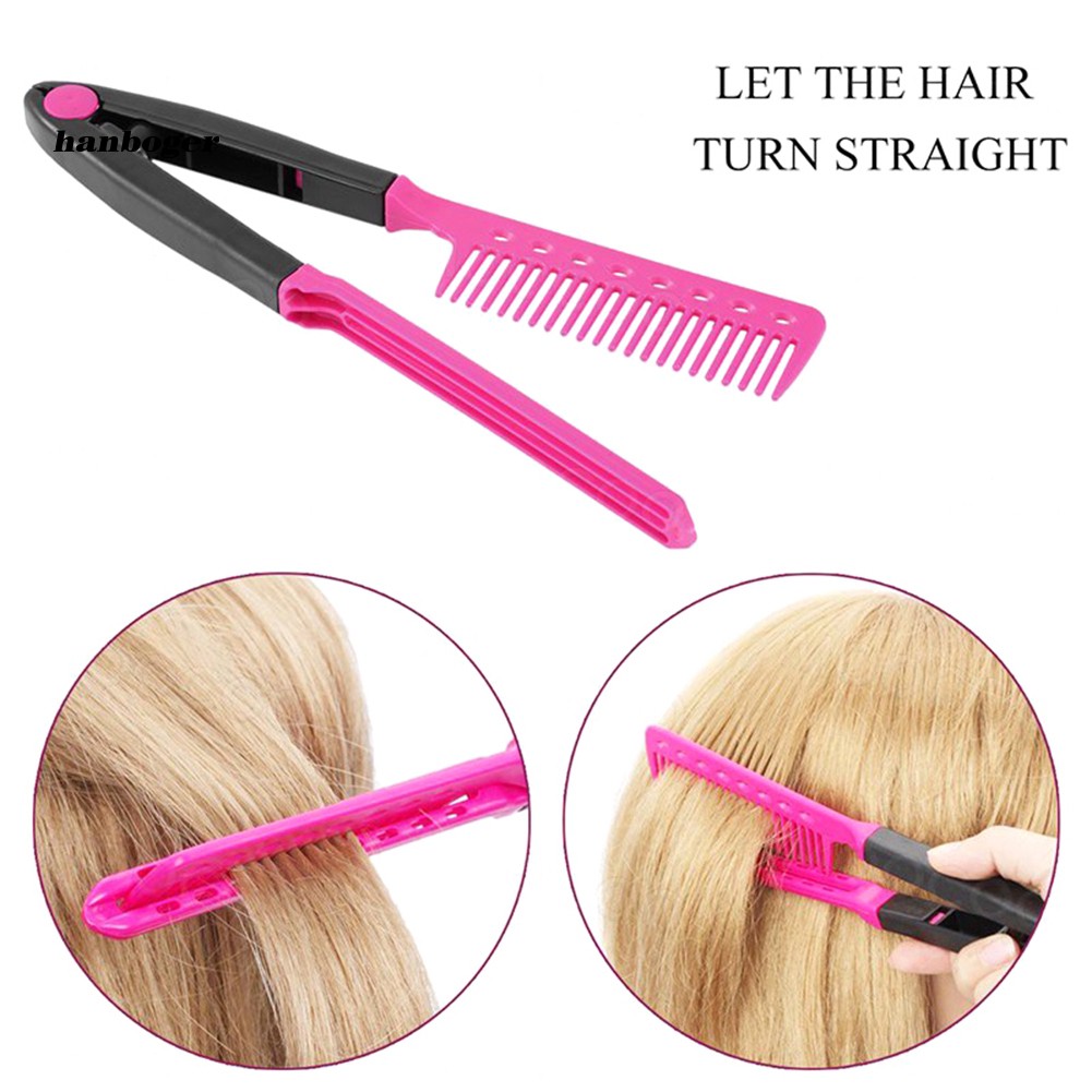 Lược Chải Thẳng Tóc Đa Năng Hình Chữ V Tiện Dụng