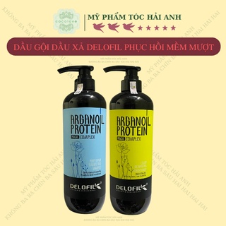 THANH LÝ Dầu Gội Dầu Xả Phục Hồi Dưỡng Ẩm Giảm Gàu DELOFIL CHÍNH HÃNG
