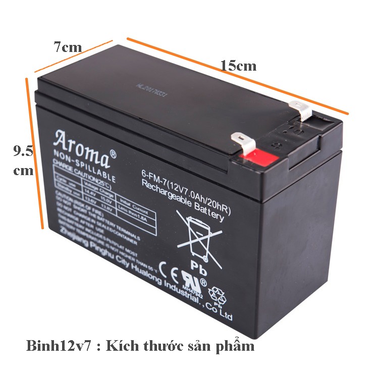 Bình ác quy 12v | Bình ắc quy xe điện trẻ em | Ác quy ô tô điện | ác quy xe máy điện | 12v7.2 Hàng luôn có sẵn