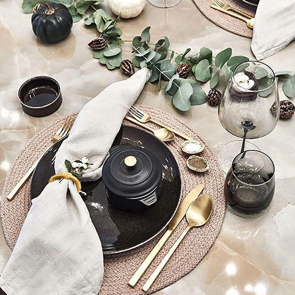 Nhẫn Khóa Khăn Ăn Tự Nhiên Handmade Trang Trí Nhà Cửa / Tiệc Cưới