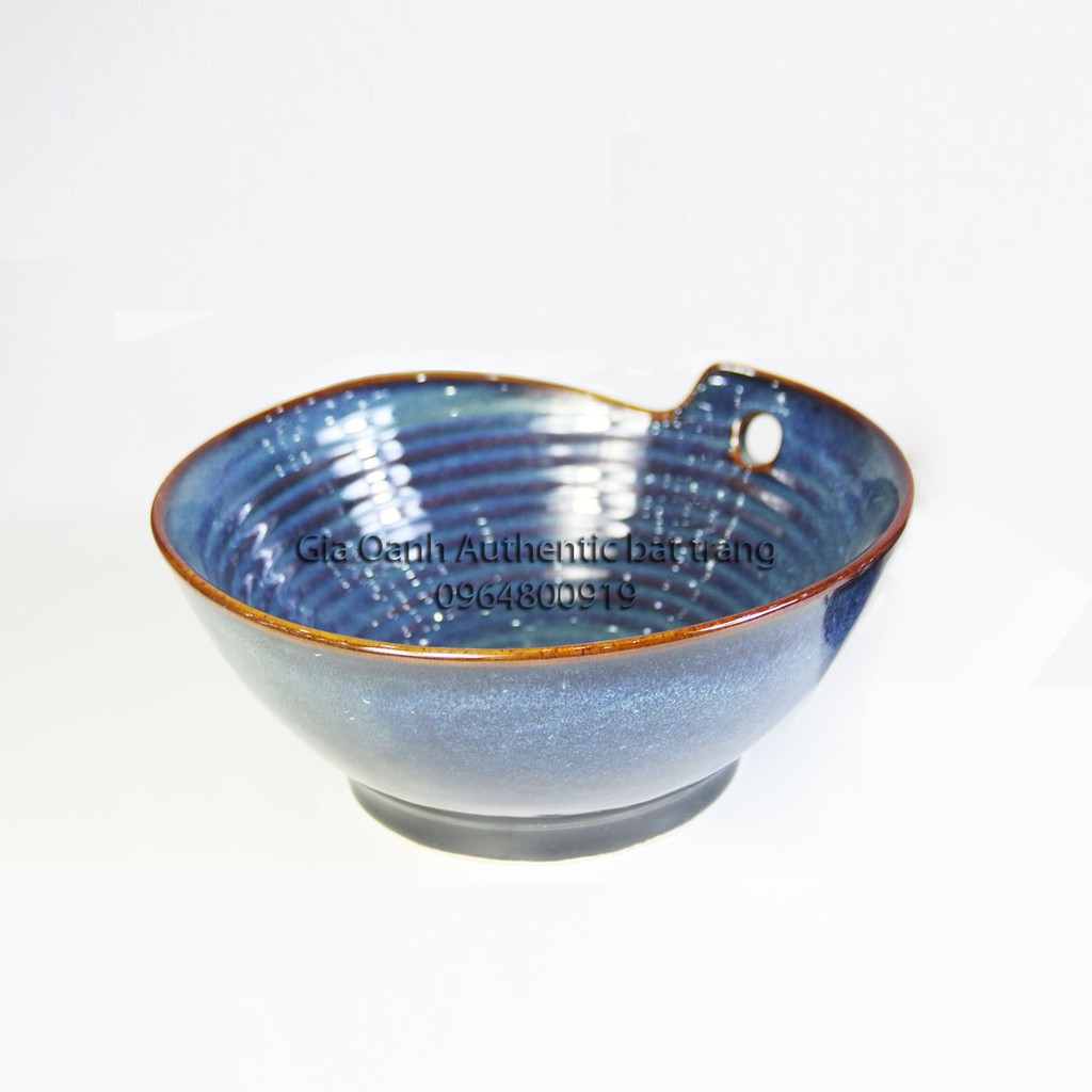 Japanes bowl style - Bát sứ gác đũa kiểu nhật 22cm*9cm- sản phẩm sản xuất tại xưởng gia oanh authentic bat trang