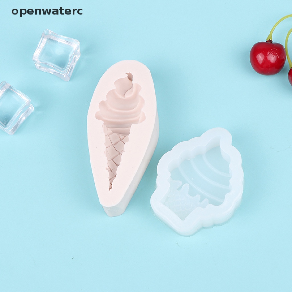 Khuôn Silicon Làm Kem / Sô Cô La / Kẹo Đường Trang Trí Bánh Hình Nón Nước Ngọt vn