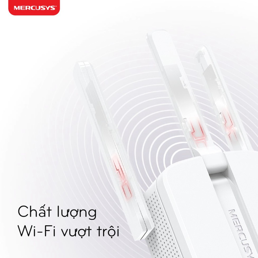 (Chính Hãng) Bộ Kích Sóng Wifi 3 râu cực mạnh Mercusys MW300RE Tốc Độ 300Mbps - Mới 100% Bảo Hành 2 Năm 1 Đổi 1