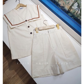 Set Linen thủy thủ