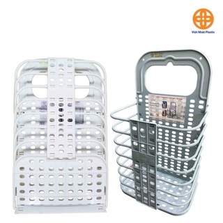 GIỎ ĐỰNG ĐỒ THÔNG MINH TREO TƯỜNG 3379 VIỆT NHẬT - GẤP GỌN TIỆN LỢI