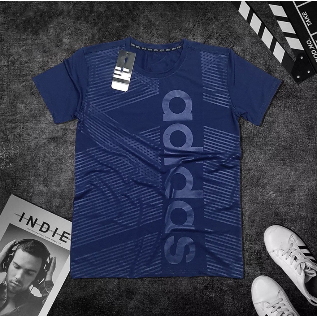 Áo thể thao nam chất thun lạnh co giãn 4 chiều