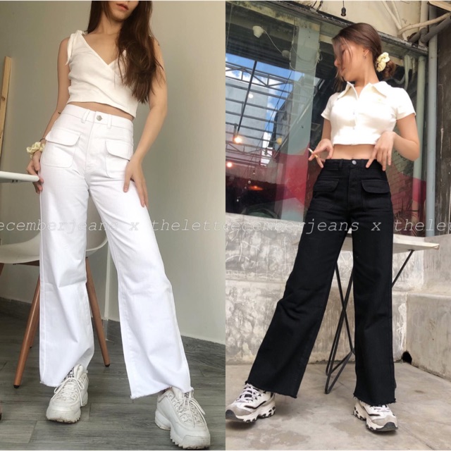 Quần jeans Culottes 2 Túi Nổi 20decemberjeans_910
