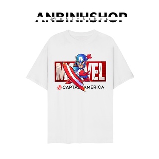 Áo thun unisex marvel chibi siêu cute vải dày mịn mát