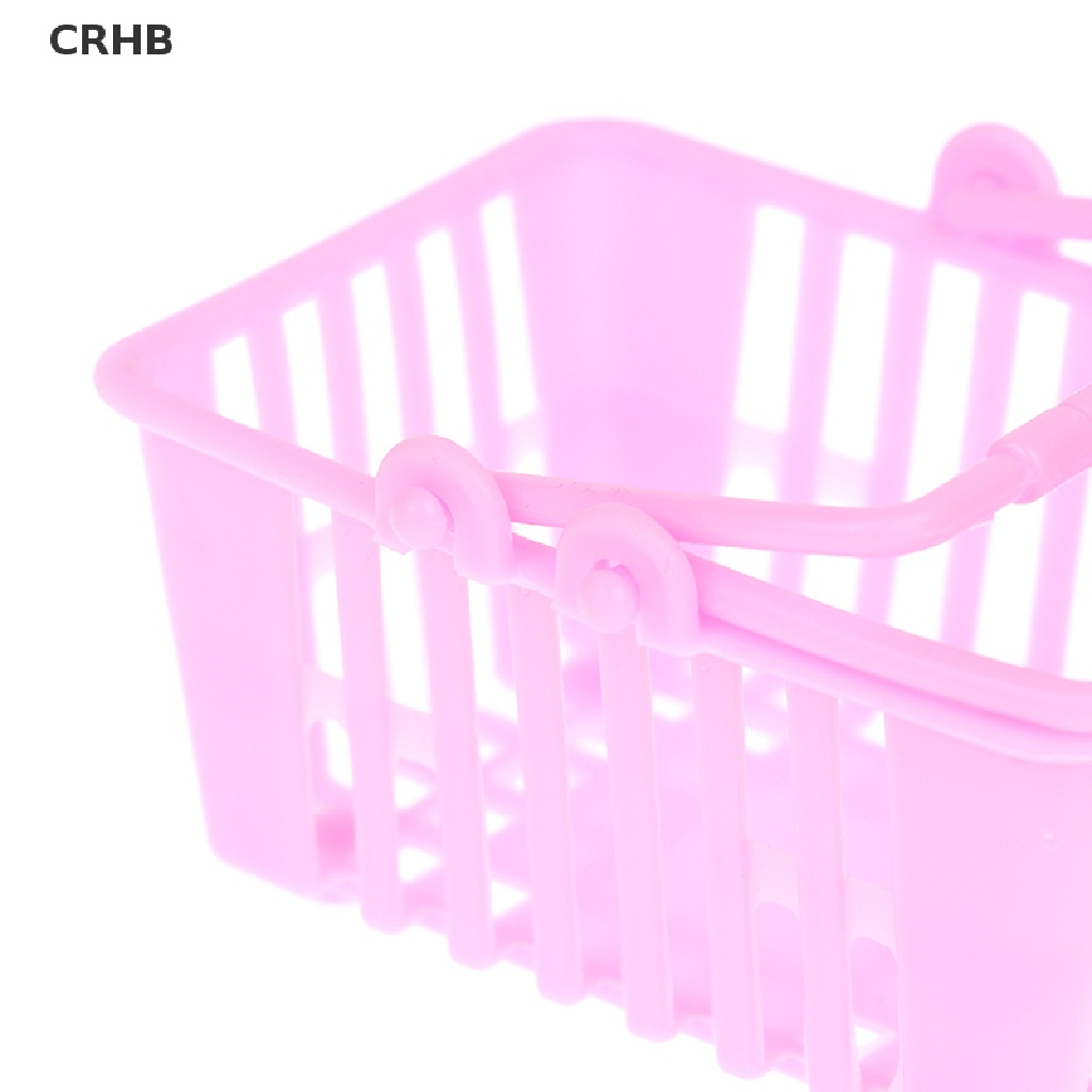 Crhb Set 2 Giỏ Mua Sắm Đồ Chơi Mini Cho Nhà Búp Bê Mới