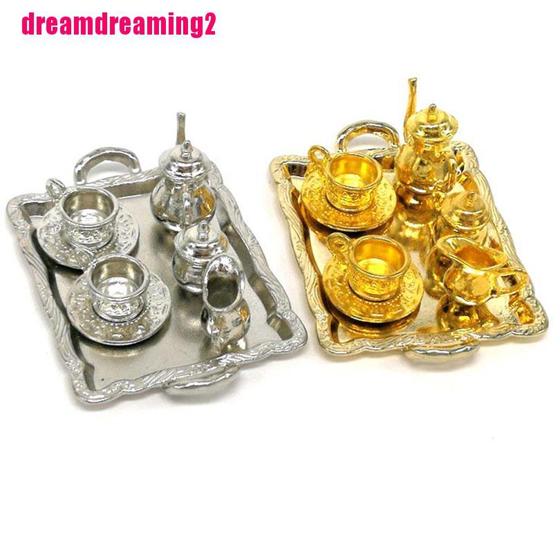 Bộ 10 Ấm Trà Tỉ Lệ 1: 12 Trang Trí Nhà Búp Bê