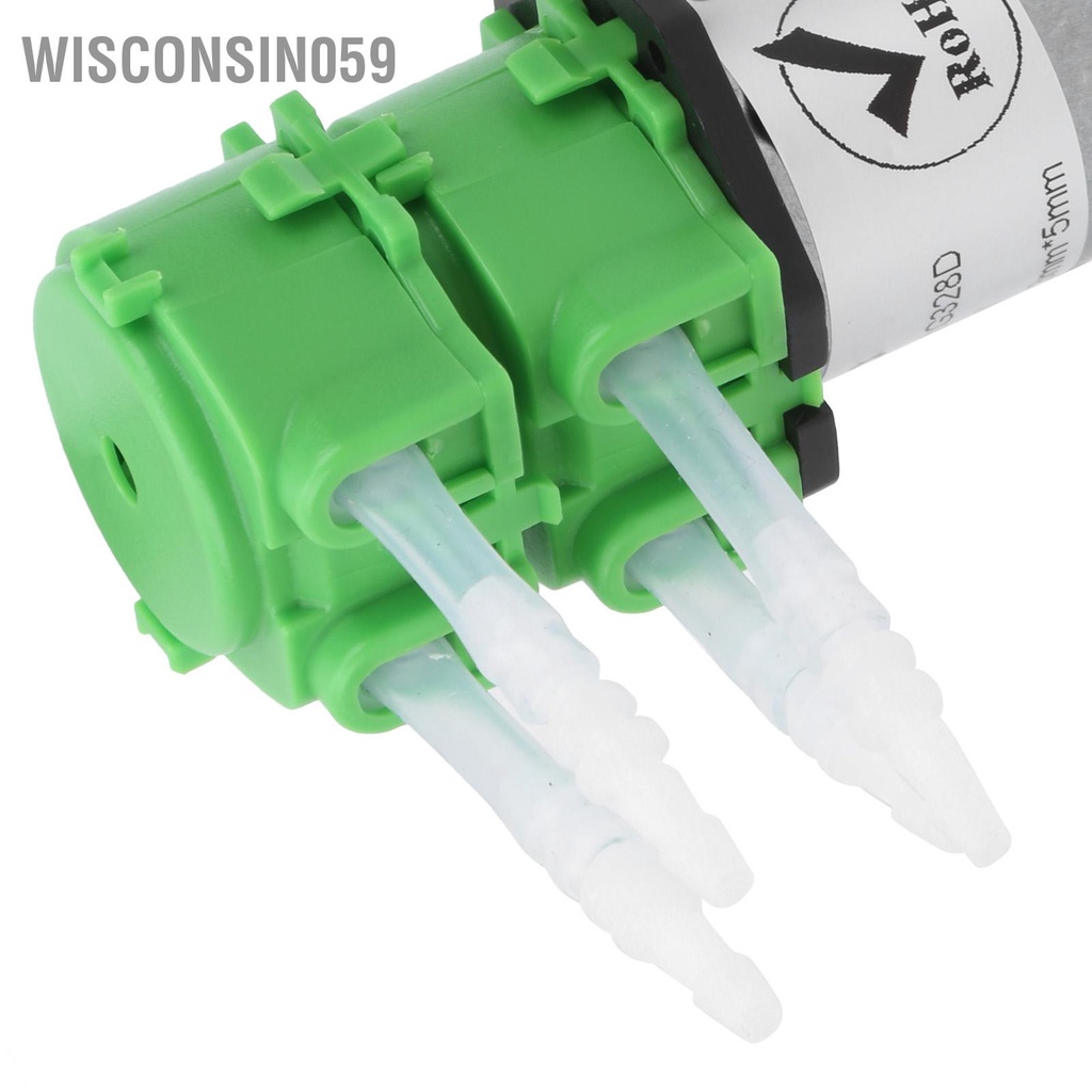 [Hàng Sẵn] Bơm nhu động Hai đầu nhỏ Định lượng nước lỏng cho Bể cá 【Wisconsin059】