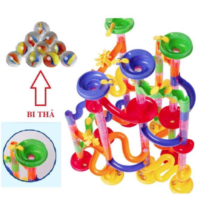 Marble Run Bộ lắp ghép Đồ chơi lăn bi cho trẻ em