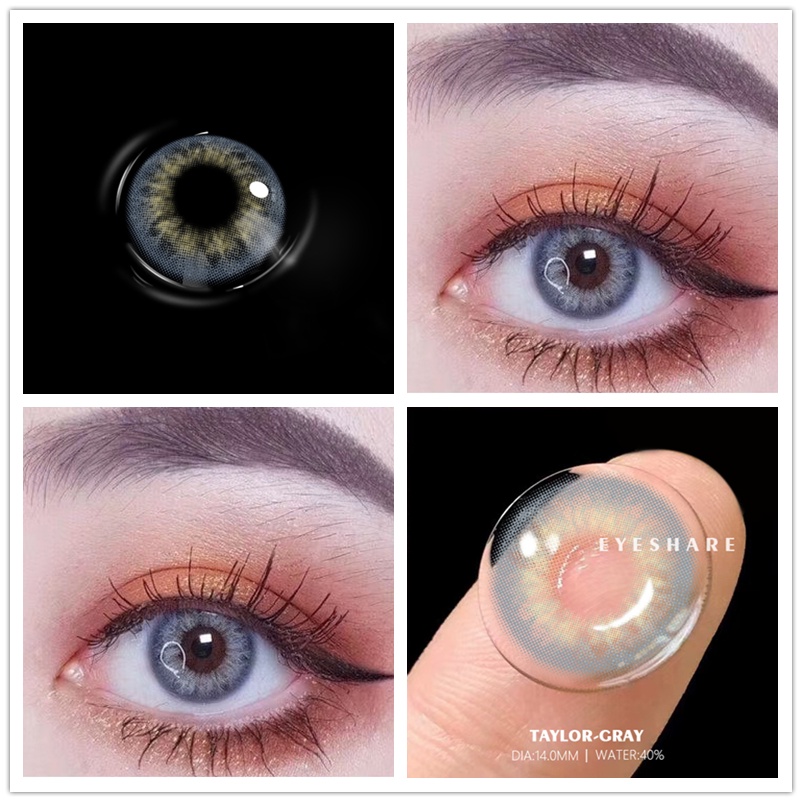 EYESHARE [Hàng mới về] Cặp kính áp tròng màu sắc độc đáo thời trang