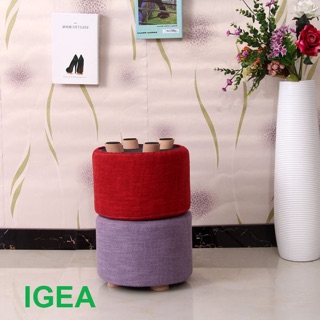 Ghế đôn chân gỗ cao cấp