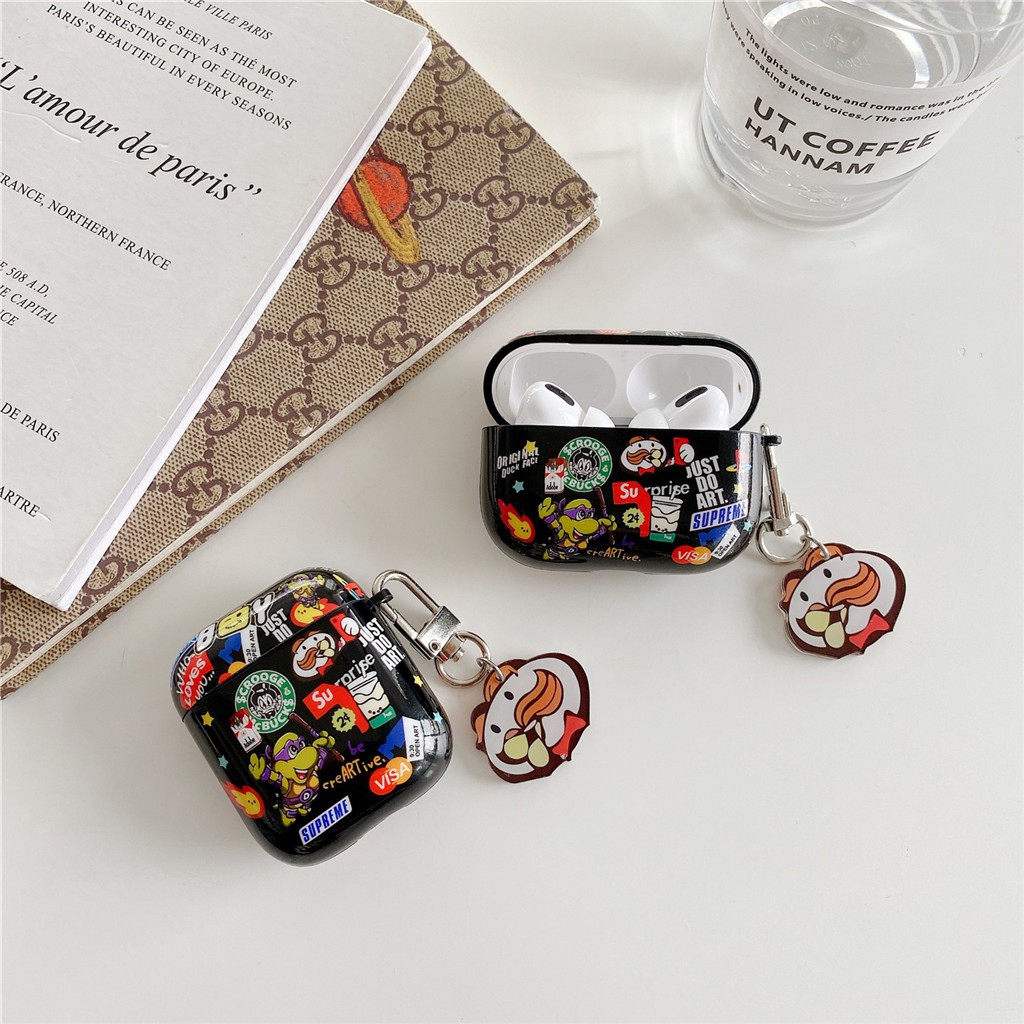 Vỏ bảo vệ hộp sạc tai nghe AirPods Pro AirPods 1/2 AirPods 3 bằng IMD hình cá tính