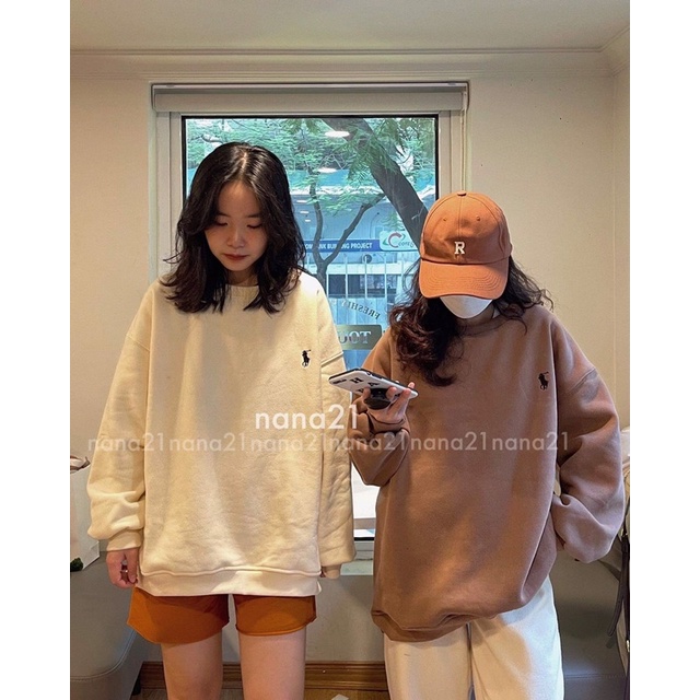 Áo nỉ bông thêu hoạ tiết freesize | BigBuy360 - bigbuy360.vn