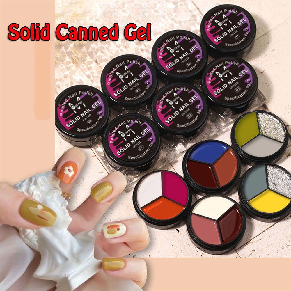 Gel Sơn Móng Tay Màu Trơn DIY