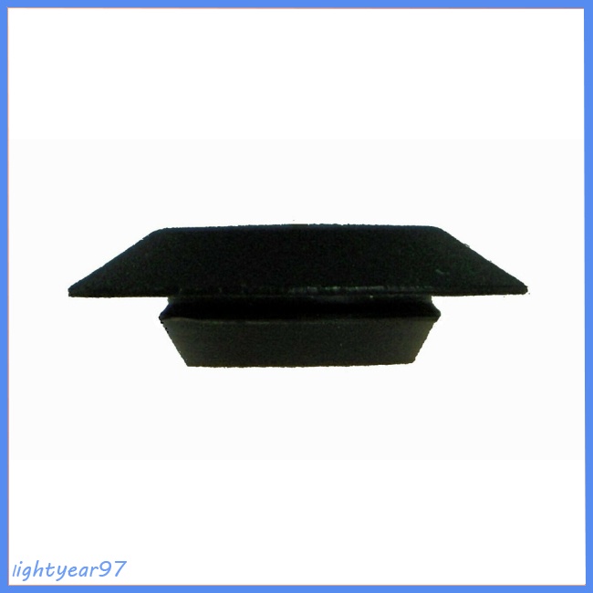 Set 100 Nút Cao Su PVC Đen Bịt Lỗ Kim Loại Thông Dụng Cho Cửa Xe Hơi