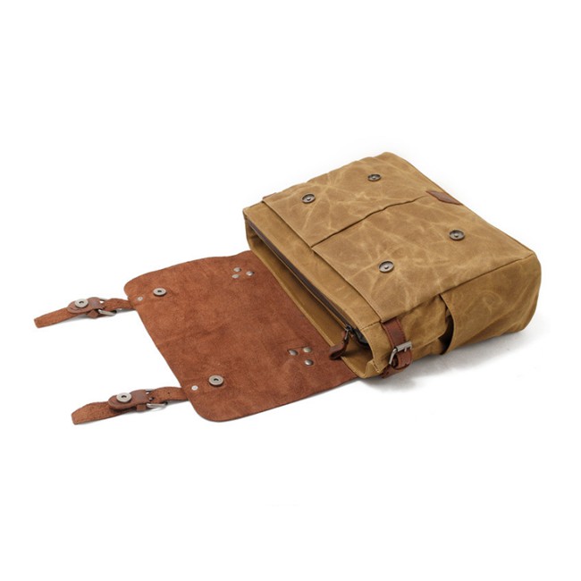 TÚI VINTAGE VẢI SÁP WAX, DA BÒ THẬT 100% DÀNH CHO SẾP LỚN. SIỀU NGẦU, SANG TRỌNG, LỊCH LÃM CHỐNG NƯỚC, CHỐNG BỤI | BigBuy360 - bigbuy360.vn