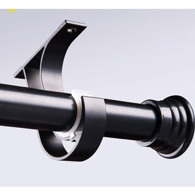 2 Giá đỡ thanh treo rèm cửa sổ 1 inch gắn tường tiện dụng
