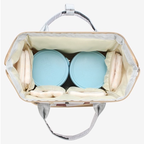 Balo Túi Xách Tay Bỉm Sữa Giữ Nhiệt Đa Năng Chống Nước Cho Mẹ Và Bé Đựng Đồ Mang Cơm Văn Phòng