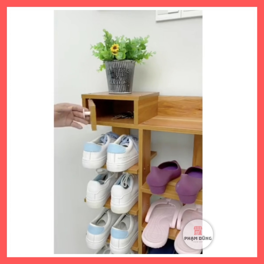 Kệ giày hình cây , kệ giày 14 tầng