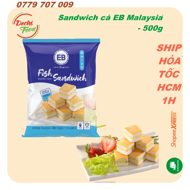 Sandwich cá EB Malaysia 500g siêu ngon